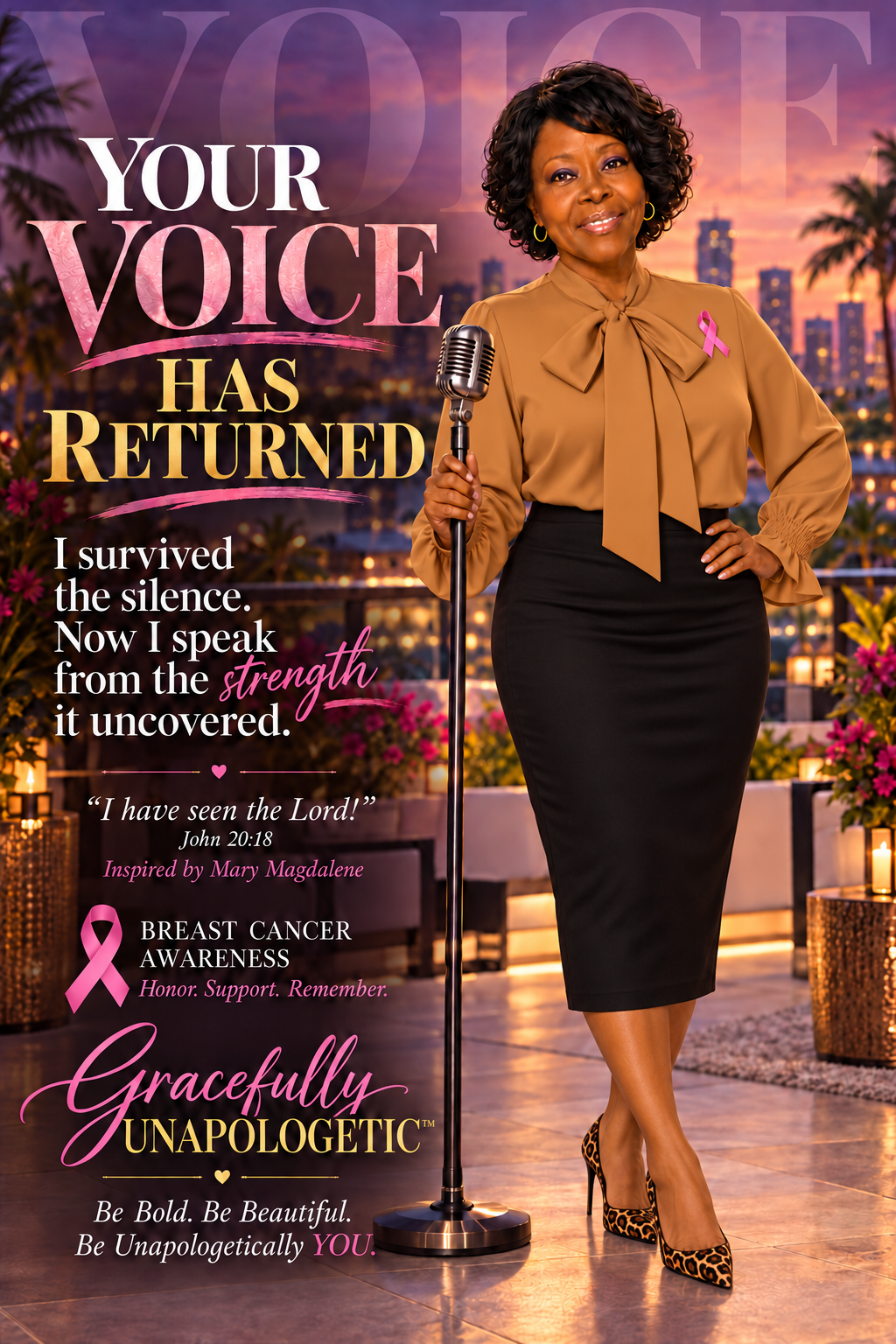 Gracefully Unapologetic daily poster: I survived the silence. Now I speak from the strength it uncovered.