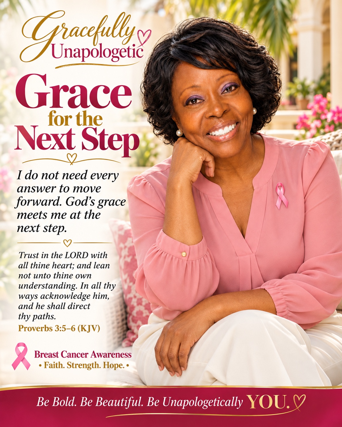 Gracefully Unapologetic daily poster: I do not need every answer to move forward. God’s grace meets me at the next step.
