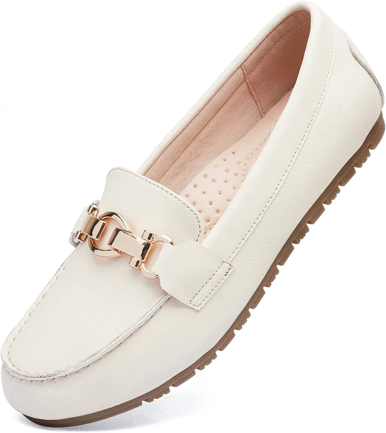 Cvistpieo Women's Loafers — Beige Napa Leather