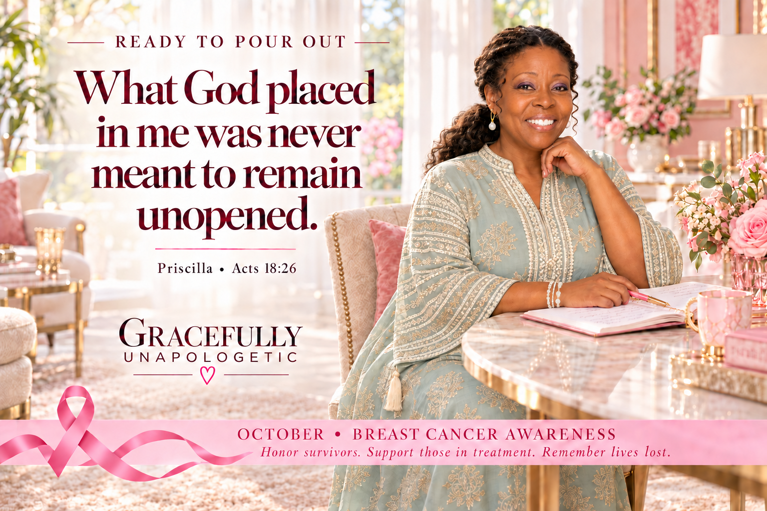 Gracefully Unapologetic daily poster: What God placed in me was never meant to remain unopened.