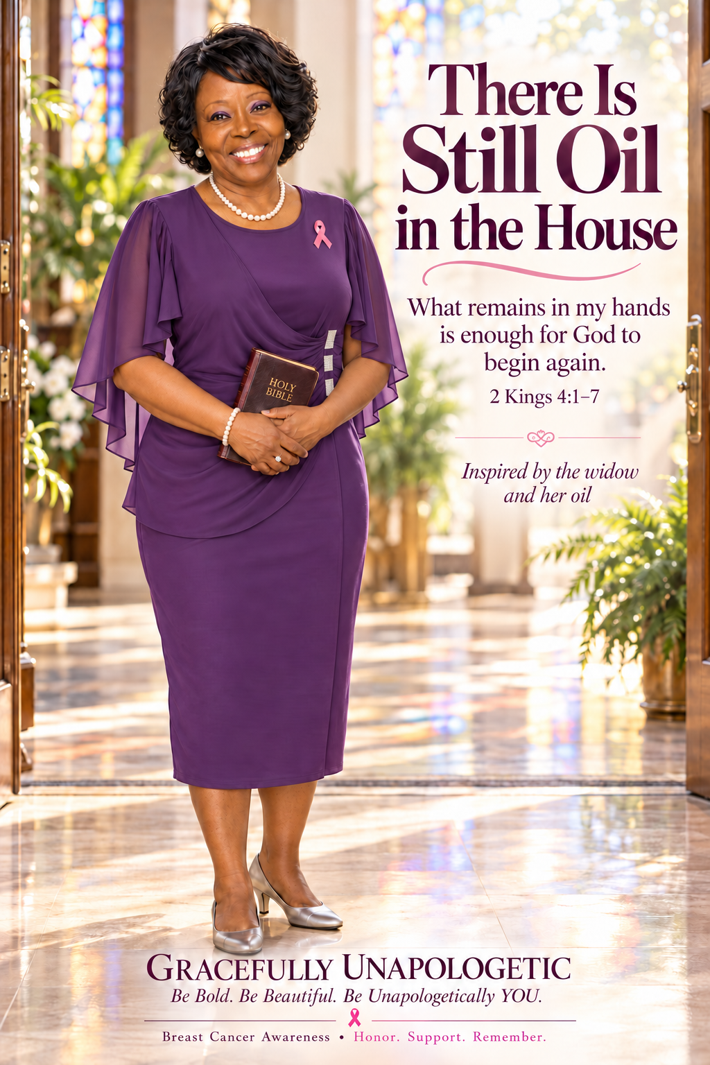 Daily poster: What remains in my hands is enough for God to begin again.