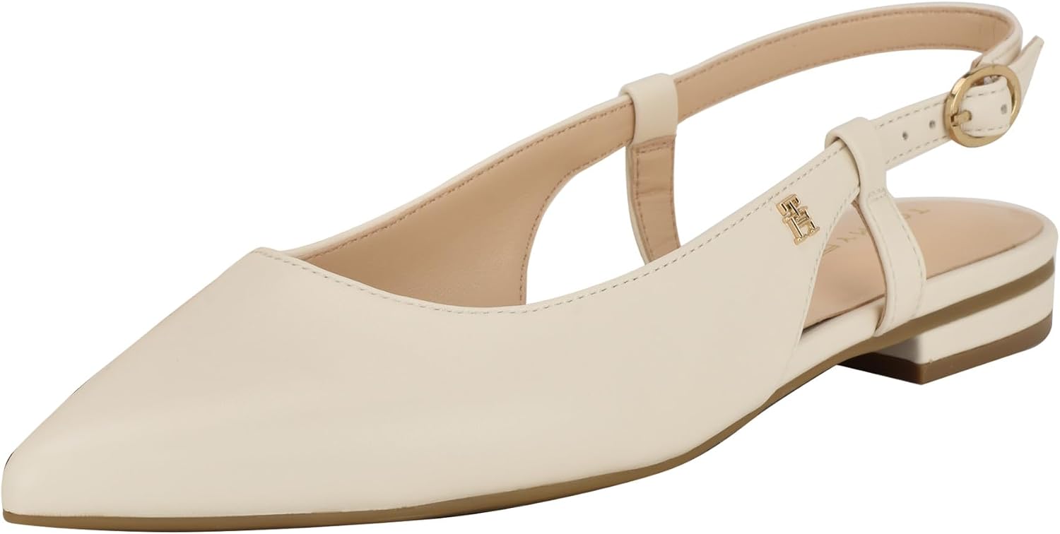 Tommy Hilfiger Vamina flats — Ivory
